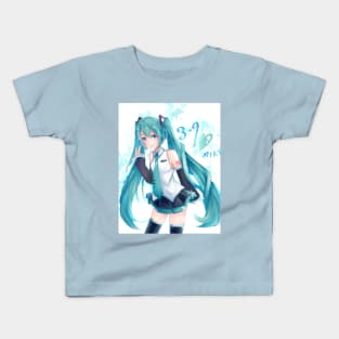 Hatsune Miku 39 Kids T-Shirt